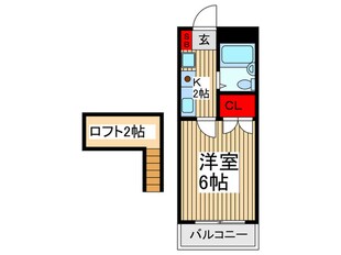 セゾン鶴ヶ岡の物件間取画像